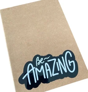 Kraft card back sketchbook / journal - Image 2