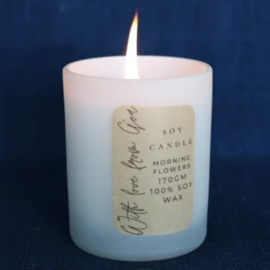 Glass vessel soy candle - Image 3