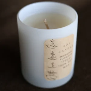 Glass vessel soy candle - Image 4