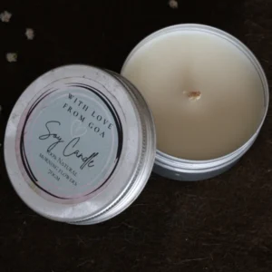 Metal travel tin candle - Image 1