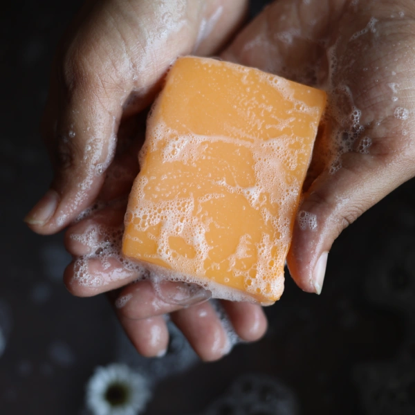 Handcrafted natural body soap